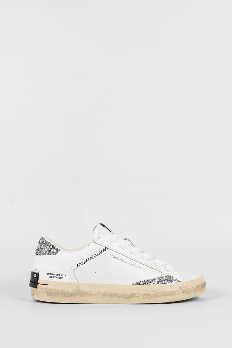 Женские  кеды Crime London DISTRESSED