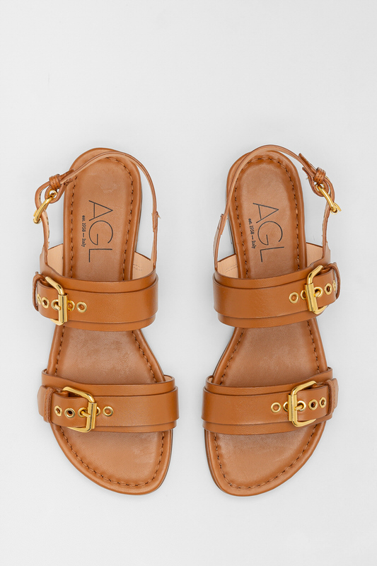 Женские сандалии Agl SUMMER MULTI BUCKLES 